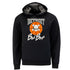 Detroit Bad Boys Pullover Hooded Sweatshirt in Black - Front View