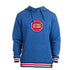 New Era Pistons Team Logo Hooded Sweatshirt in Blue - Front View