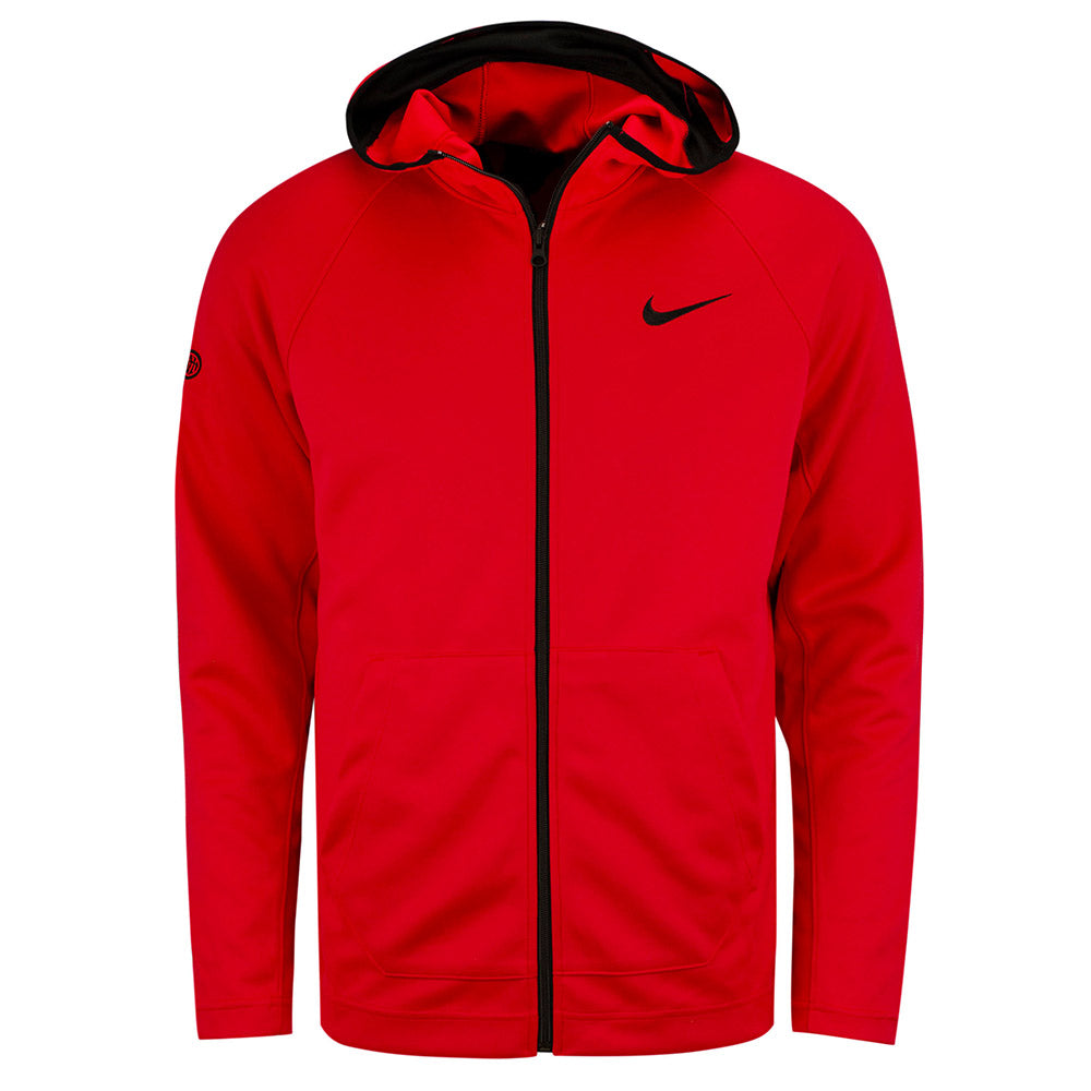 Nike Tech fleece full zip hoodie in red