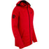Nike Pistons Player Issued Standard Fit Full Zip Hooded Sweatshirt in Red - Side View