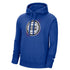 Nike Pistons Primary Fleece Pullover Hood in Blue - Front View