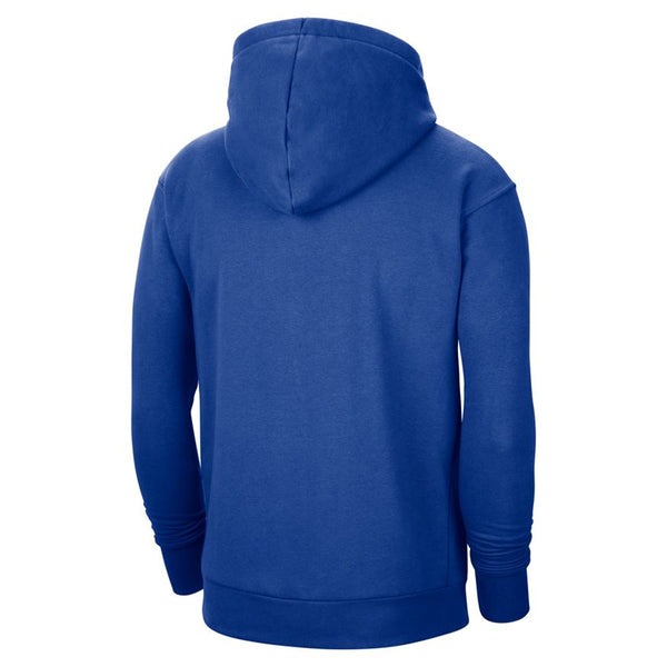 Nike Pistons Primary Fleece Pullover Hood in Blue - Back View