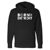 Pistons 8 Mile Born in Detroit Pullover Hood in Black - Front View