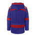 47 Brand Pistons Superior Lacer Pullover Hood in Blue/Red - Back View