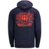 DETail Threads Pistons Garage Power Hooded Sweatshirt in Blue - Back View