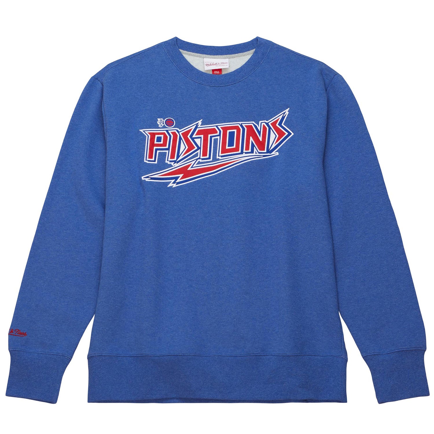Mitchell Ness Pistons Playoff Crewneck Sweatshirt Pistons 313 Shop