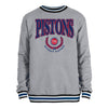 Unisex Detroit Pistons New Era Crest Crewneck Sweatshirt
