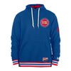 New Era Pistons Throwback Hooded Sweatshirt in Blue - Front View