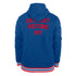 New Era Pistons Throwback Hooded Sweatshirt in Blue - Back View