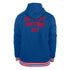 New Era Pistons Throwback Hooded Sweatshirt in Blue - Back View