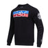 Pro Standard Pistons Statement Edition Crewneck Sweatshirt in Black - Front View