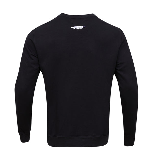 Pro Standard Pistons Statement Edition Crewneck Sweatshirt in Black - Back View