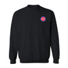 Pistons Statement DET Stripe Crewneck Sweatshirt in Black - Front View