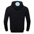 Pro Standard Pistons Washed Neon Hooded Sweatshirt in Black - Back View