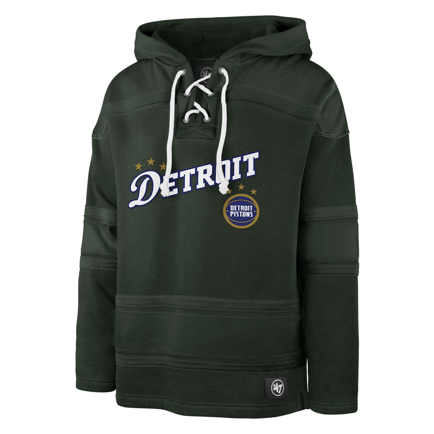 Detroit Pistons JH Design City Edition 2022-23 Full Zip Jacket / Large