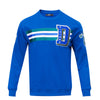 Pro Standard Pistons City Edition Crewneck Sweatshirt in Blue - Front View