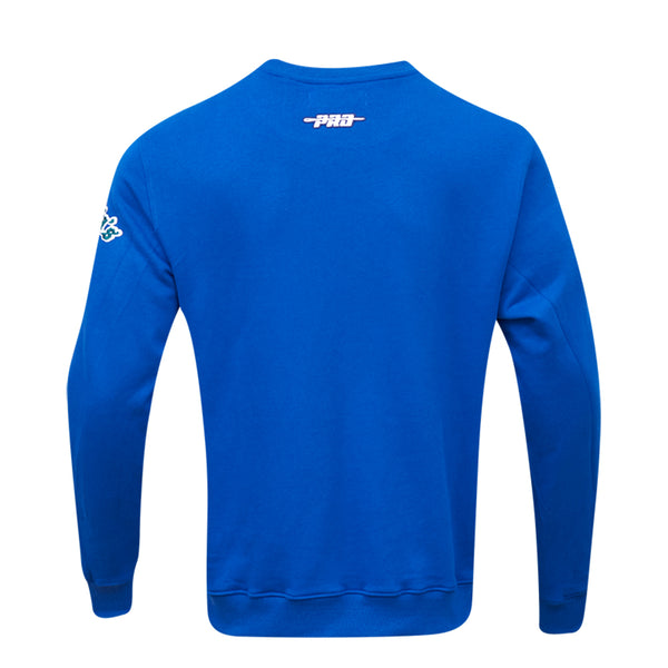 Pro Standard Pistons City Edition Crewneck Sweatshirt in Blue - Back View