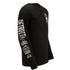 Detroit Pistons Respect The Code Long Sleeve T-Shirt in Black - Right View