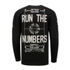 Detroit Pistons Respect The Code Long Sleeve T-Shirt in Black - Back View