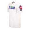 Pro Standard Pistons Dip Dye Embordered T-Shirt in White - Left View