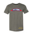 Pistons Military Hoops for Troops T-Shirt in Gray - Front View
