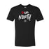Pistons D-Up North Script T-shirt in Black - Front View
