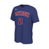 Youth Pistons Cade Cunningham Player Name & Number T-shirt in Navy - Front View
