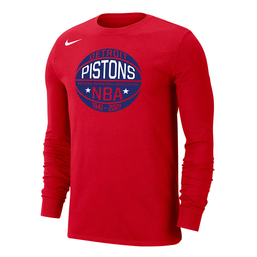Nike Pistons Dri-FIT Remix Long-Sleeve T-Shirt | Pistons 313 Shop