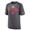 Fanatics Pistons Los Noches T-Shirt in Gray - Front View