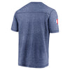 Fanatics Pistons Hoops for Troops T-Shirt in Blue Gray - Back View