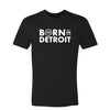 Pistons 8 Mile Born in Detroit T-Shirt in Black - Front View