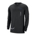 Nike Pistons Long Sleeve T-Shirt in Black - Front View