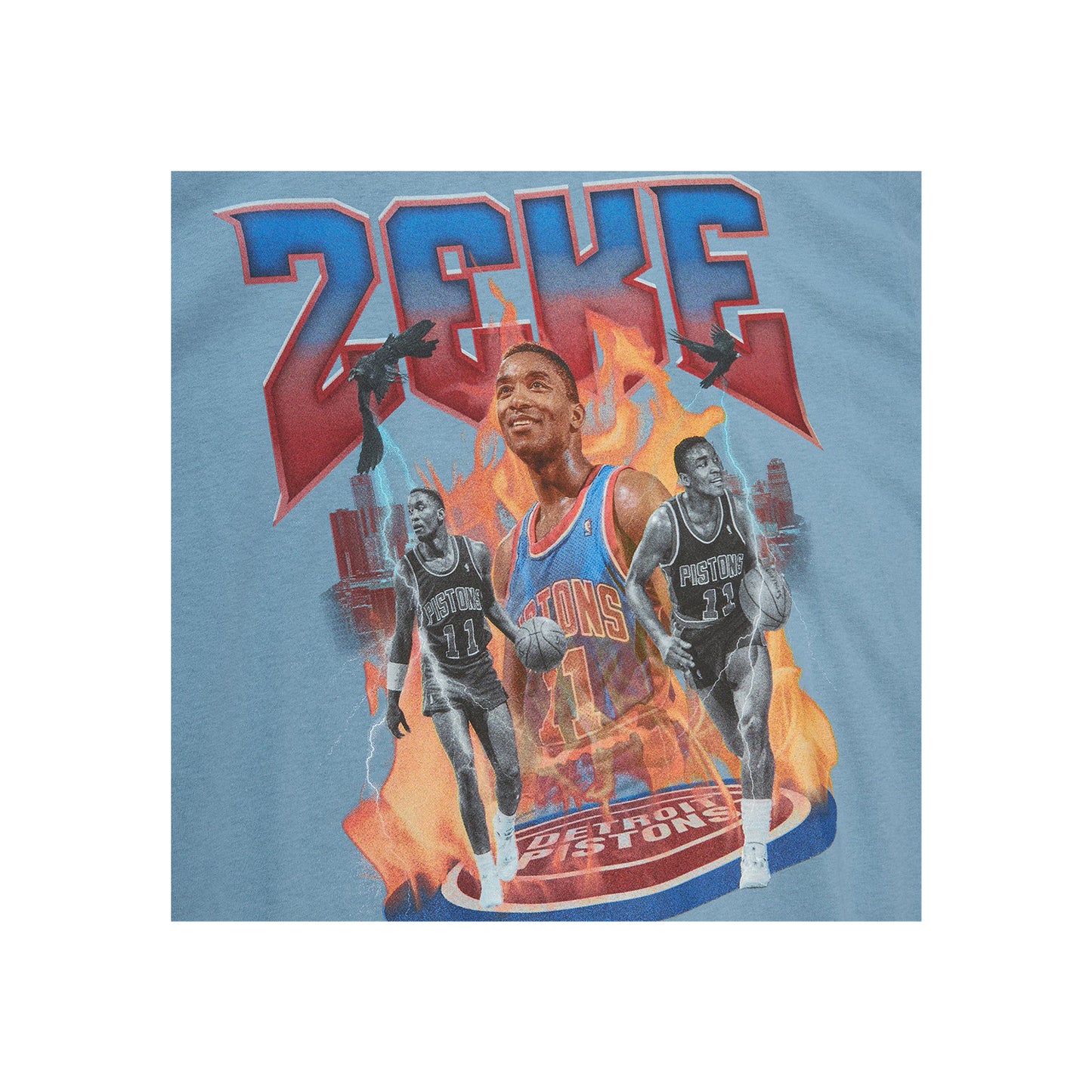 Mitchell & Ness Two18 Pistons Zeke Home Court T-Shirt