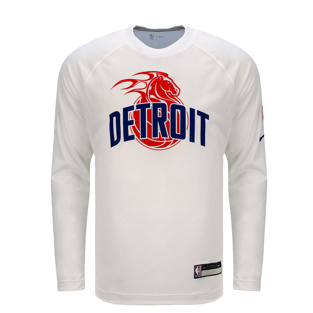 Detroit Pistons Nike Shooting Shirt LT NBA