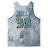 Mitchell & Ness Pistons Grant Hill Name & Number Reversible Mesh Tank Top in Blue - Back View