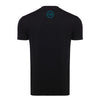Sportiqe Pistons 313 Retro Flame T-Shirt in Black - Back View
