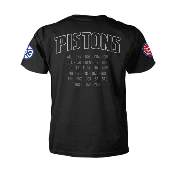 Detroit vs. Everybody Tour T-Shirt in Black - Back View