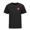 Pistons Statement DET Stripe T-Shirt in Black - Front View