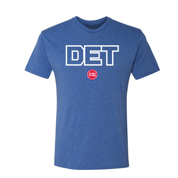 Pistons Statement Blue DET T-Shirt - Front View