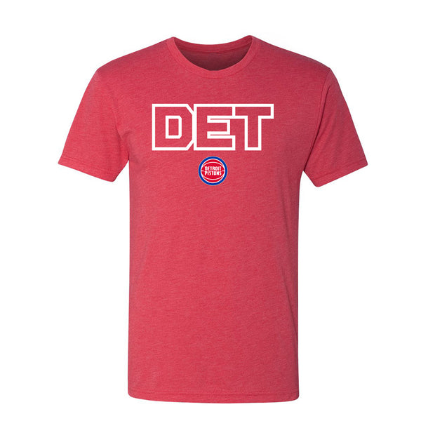 Pistons Statement Red DET T-Shirt - Front View