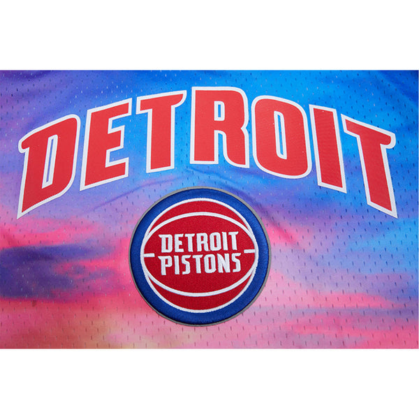 Detroit Pistons Pro Standard City Scape Tee in Blue - Front Graphic Zoom