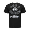 Born X Raised + Pistons Black Rocker T-Shirt - Back View