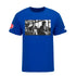 Pistons Rosa Parks T-Shirt in Blue - Front View