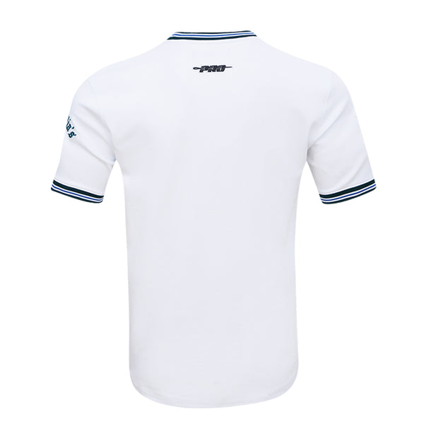 Pro Standard Pistons City Edition DK T-Shirt in White - Back View