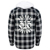 Unisex Wild Collective Pistons 313 Hooded Flannel