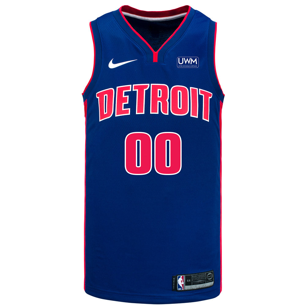 Detroit Pistons 00 Custom Green Men Jersey 2022-23 City Edition