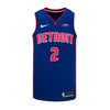 Cade Cunningham Youth Nike Icon Swingman Jersey in Blue - Front View