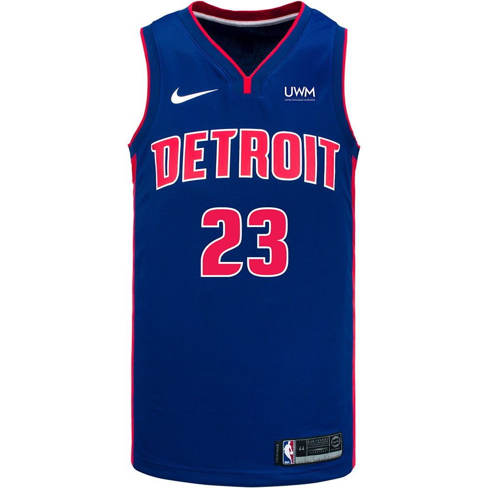 Jaden Ivey Nike Hardwood Classic Detroit Pistons Swingman Jersey