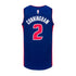 Cade Cunningham Nike Juvenile Icon Swingman Jersey in Blue - Back View