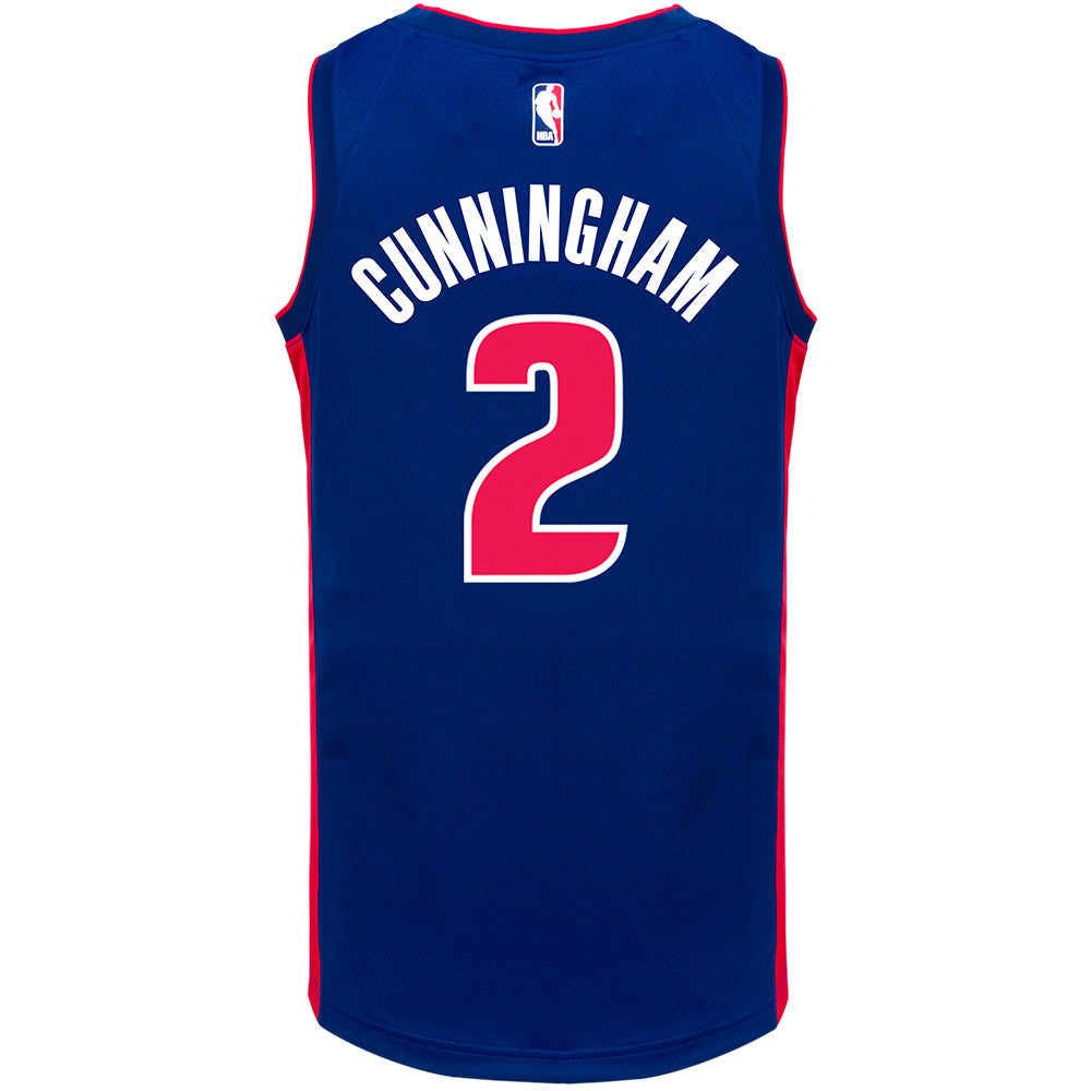 Cade Cunningham (XL) Throwback Detroit Pistons Classic Jersey